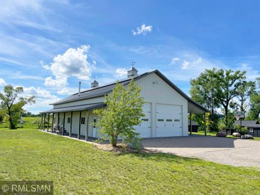 Privacy and scenic views create the ideal backdrop for this barndominium on over 167 acres.