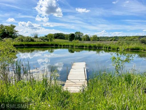The dock will stay, the pond is aerated from a windmill just off the shore...the land is complete!