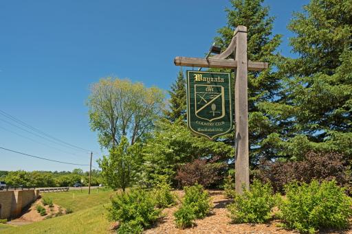 The home is set along the 6th hole of the Wayzata Country Club Golf Course.