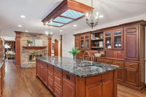 Chef's delight - high-end kitchen appliances, ample custom storage options, as well as an abundance of counter space for meal prep and serving.