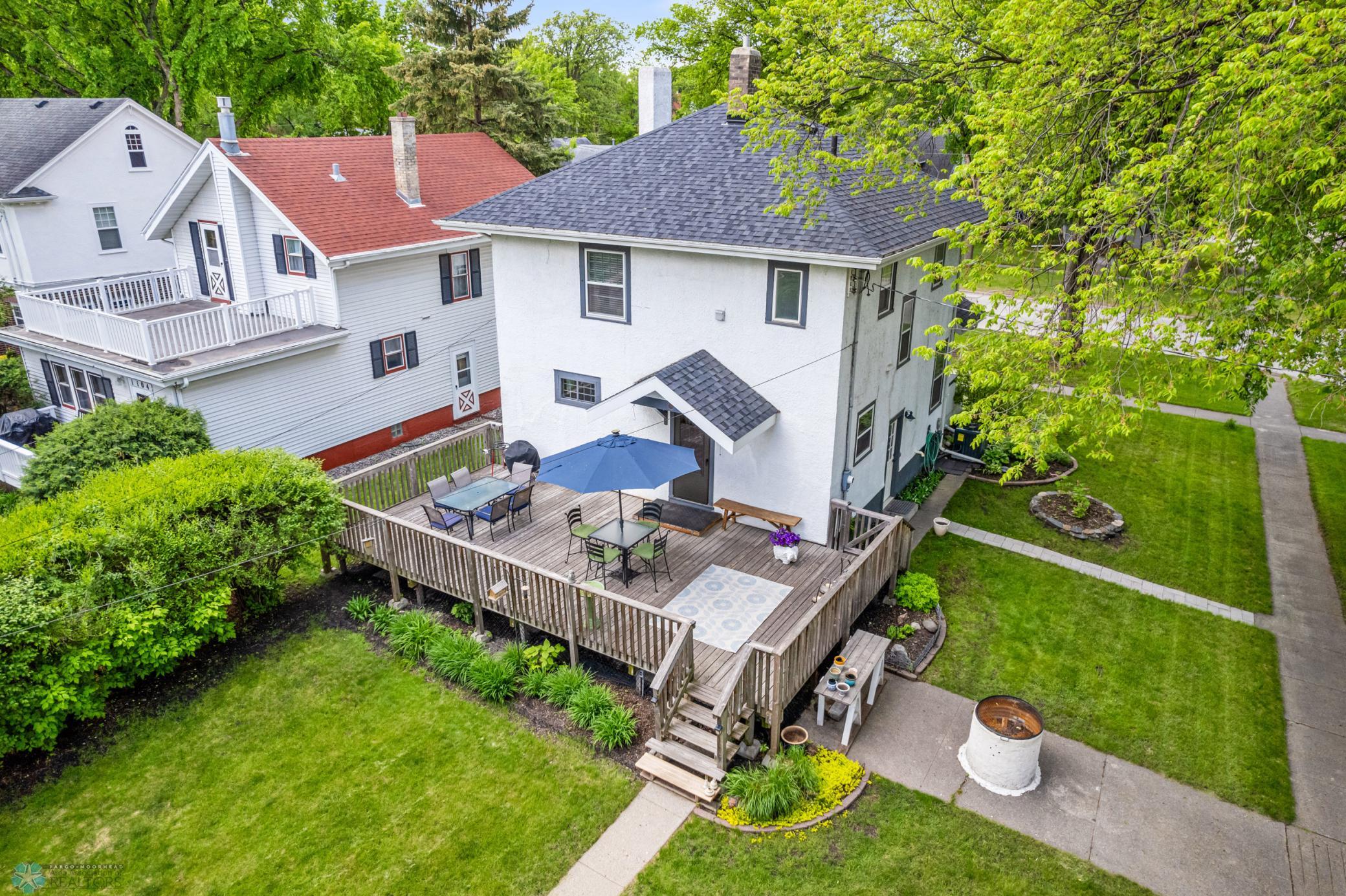 Large Deck - think of what you'll be able to do on this 16x35 outdoor space