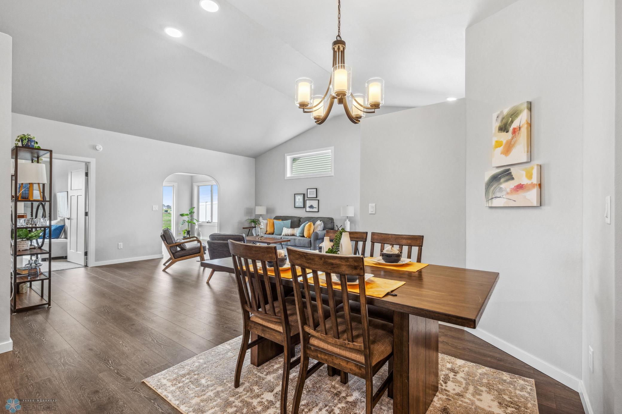 Dining - plenty of room to add a longer table!