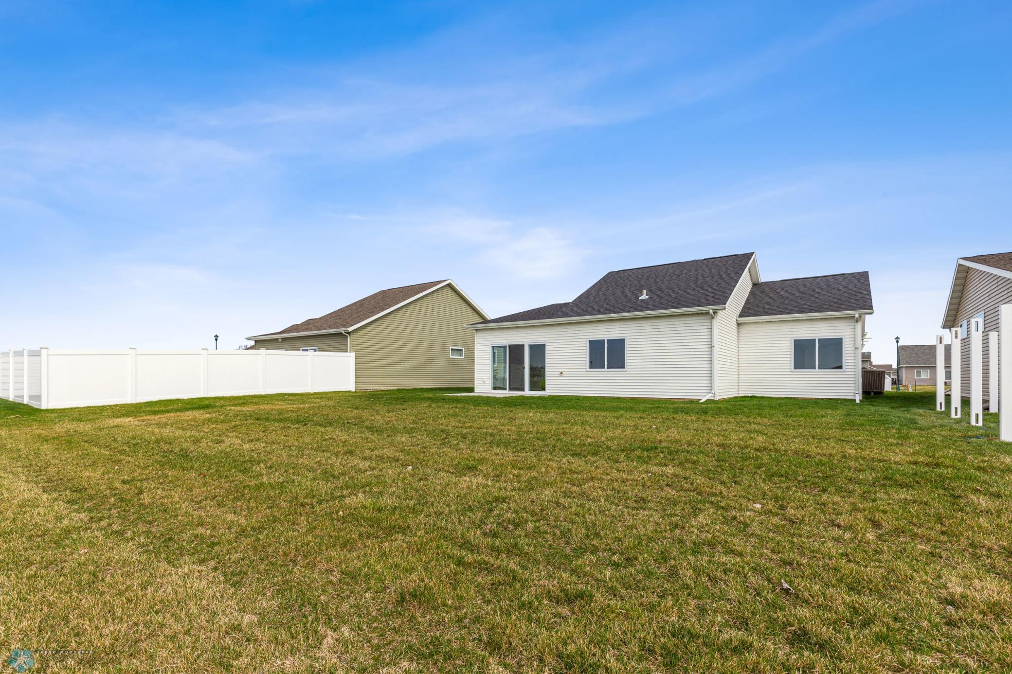 Backyard - HOA for lawn mowing and snow blowing.