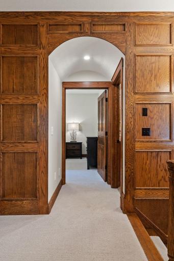 Arch entry to 5th Bedroom and Laundry Room