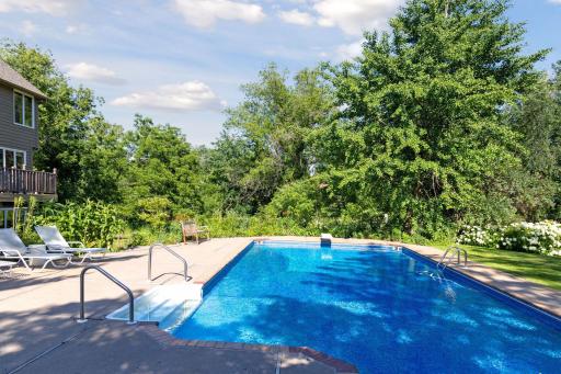 Private Salt Water pool with one 50' lane for lap swimming