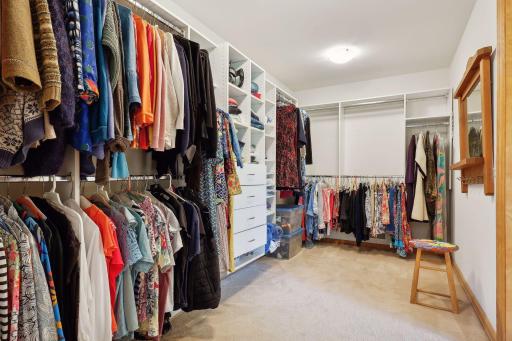 Enormous walk in closet in Primary Bedroom