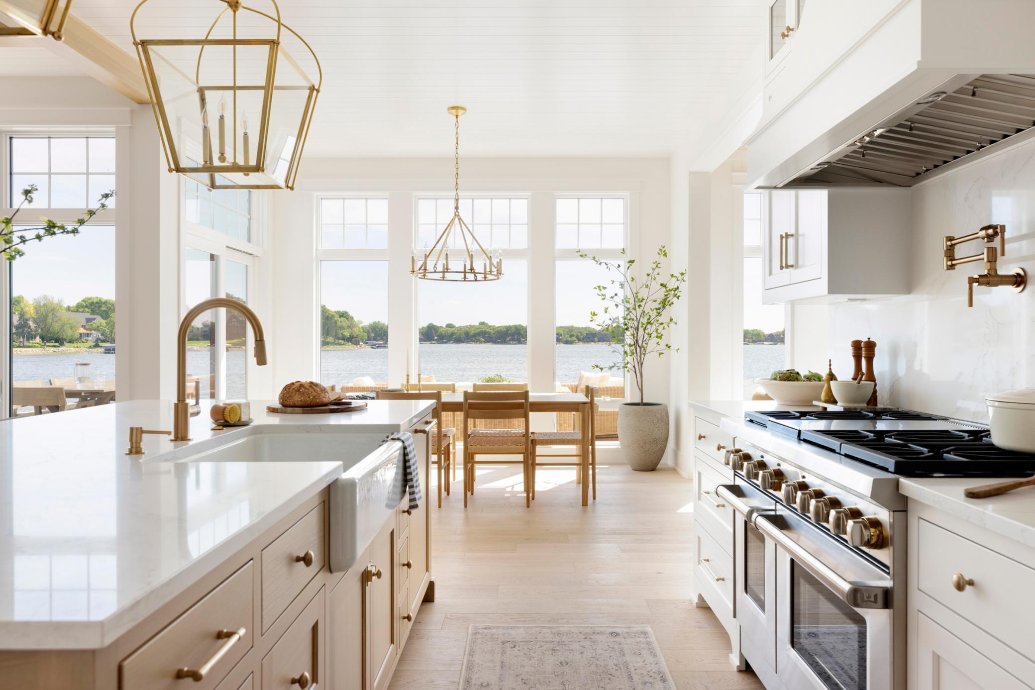 Wolf 48" gas cooktop and ovens