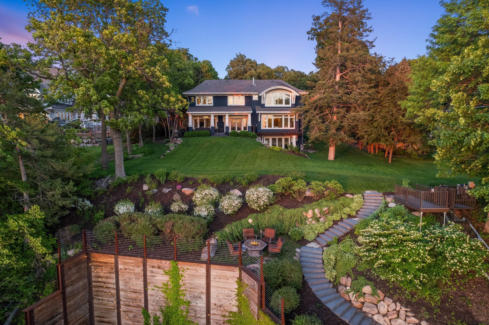 West facing Flat yard with multiple sitting area for enjoying sunsets!