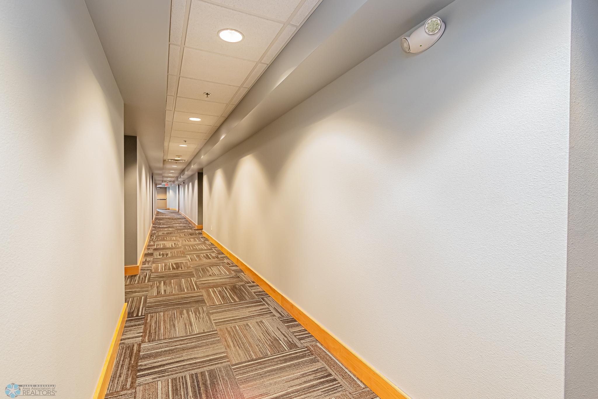 Hallway to unit
