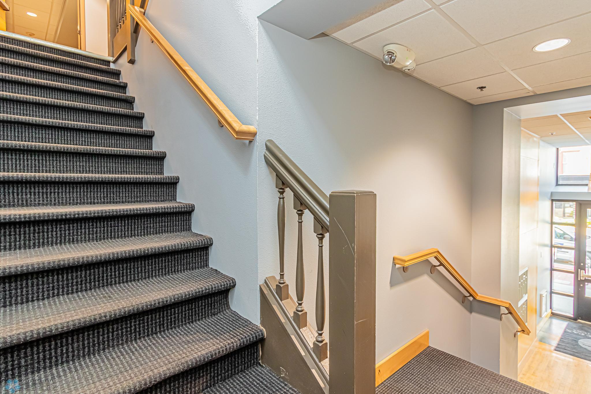 Stairs to unit