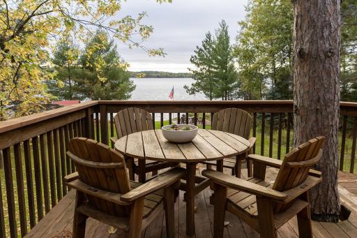 A great spot to enjoy a meal or playing cards outside
