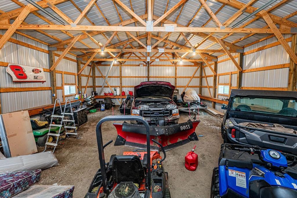 Interior of Pole Barn/Shed