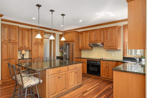 You will love the abundance of smart storage this kitchen offers!