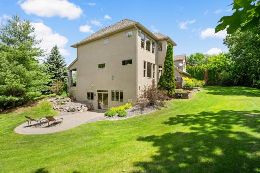 Enjoy the privacy and lush outdoor spaces.