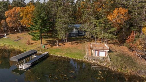 Spectacular property featuring a charming boathouse.