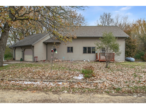 1 1/2 story home with large double garage