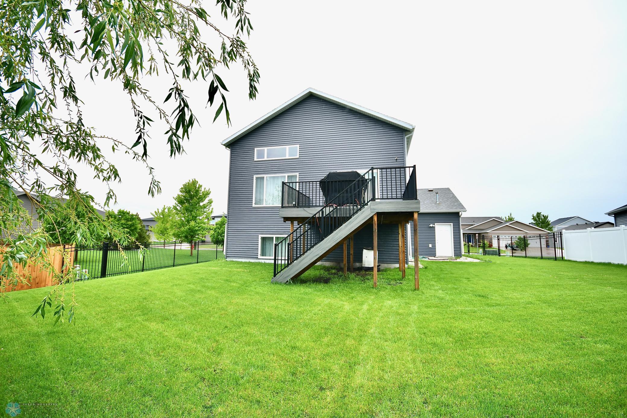 Maintenance-Free Deck with Wrought-Iron Fencing