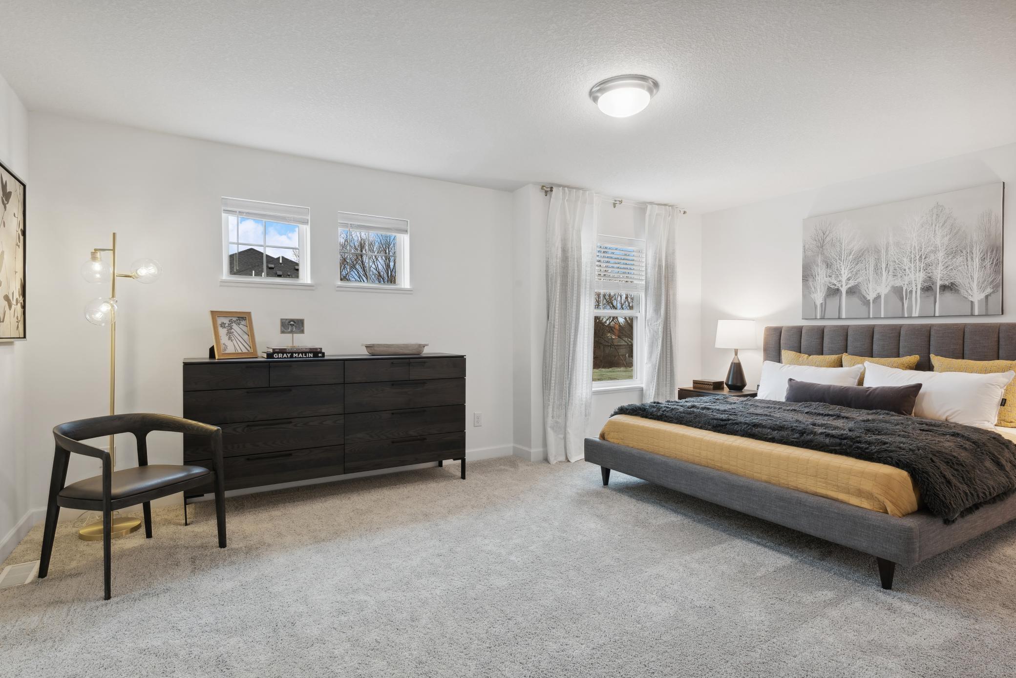 (*Photo of decorated model, actual homes colors and finishes will vary) Find your retreat in this stunning owner’s suite. Enjoy the exclusivity of a private bath and huge walk-in closet.