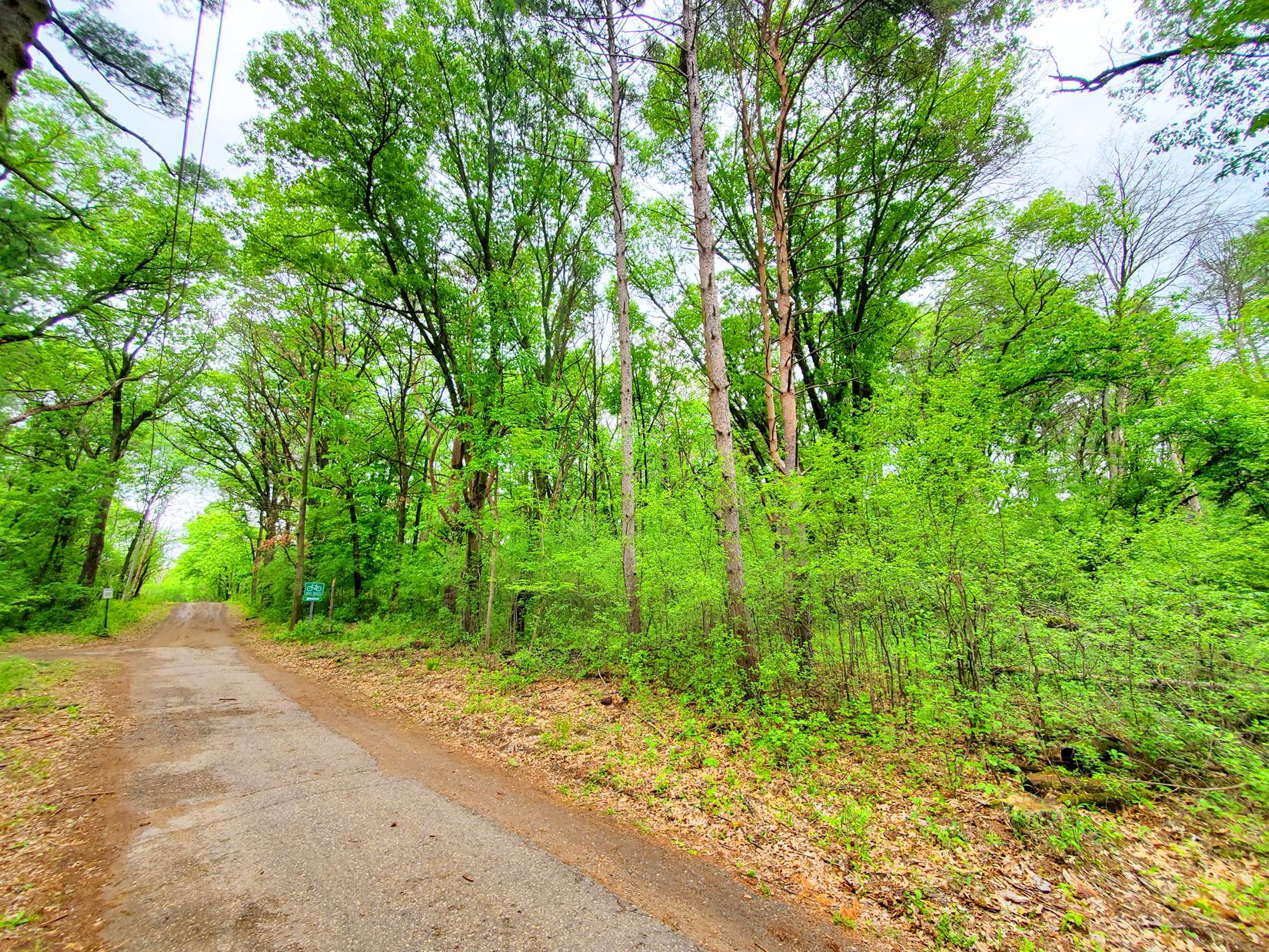Trails through property