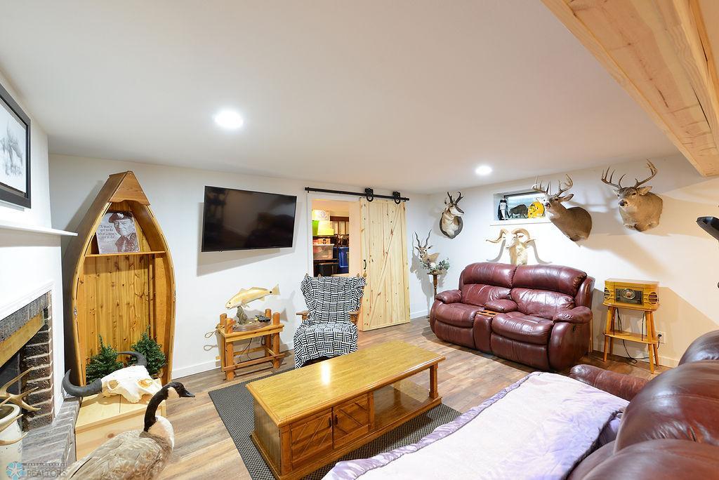 Cozy Lower Family Room