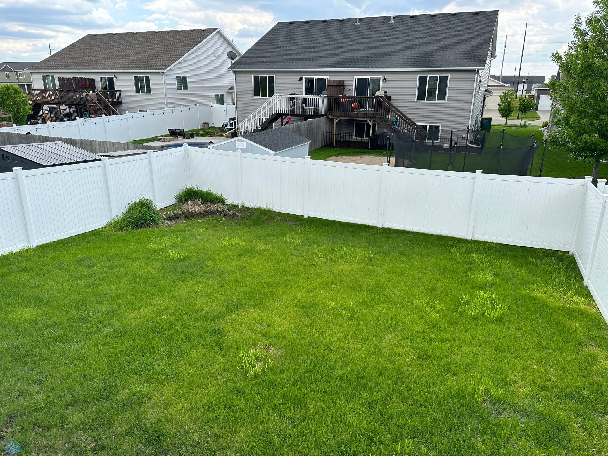 Fenced in Backyard