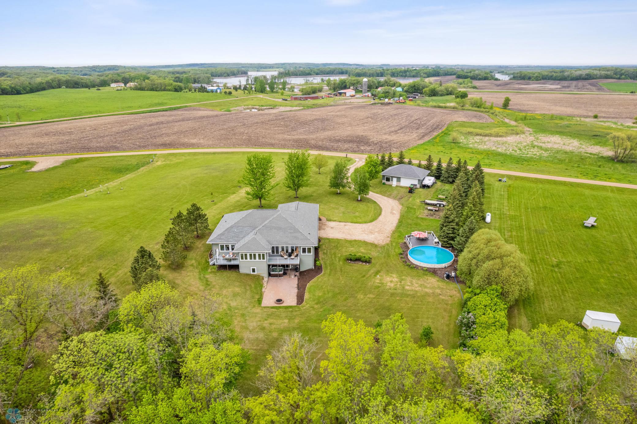 Aerial View (adjacent lot to west/left also available for sale)