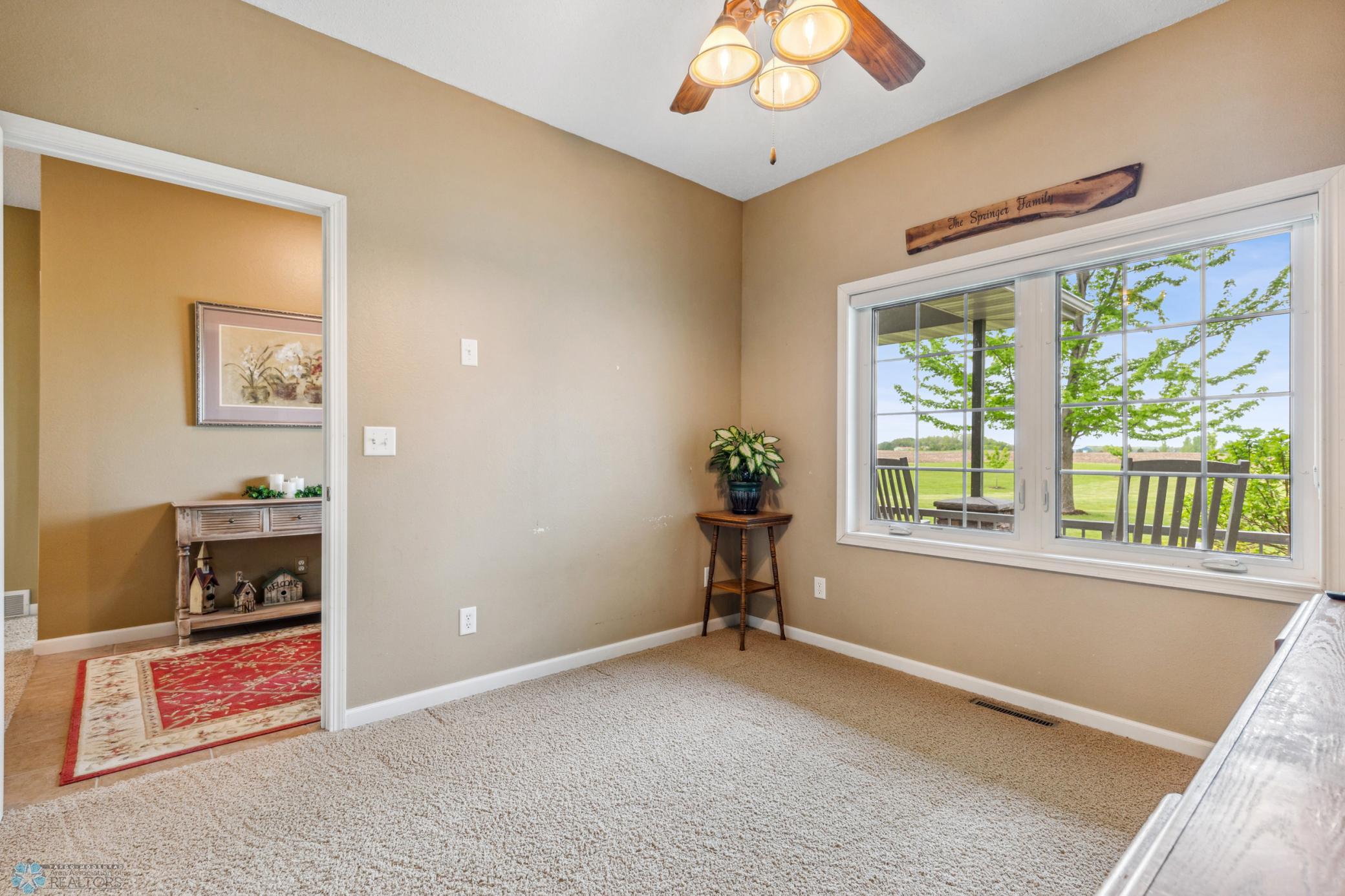 Front bedroom - used as office
