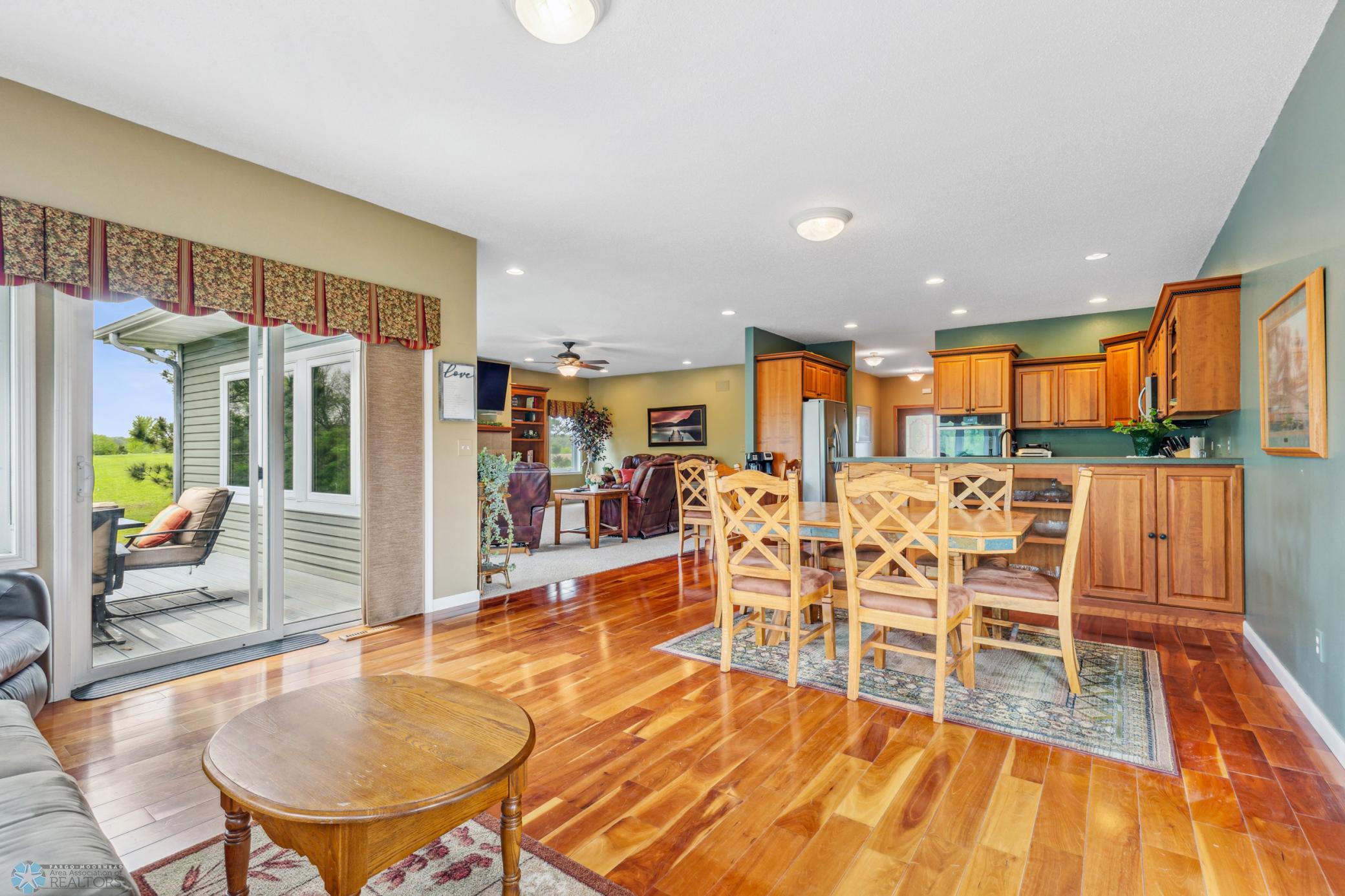 View from sunroom, inside