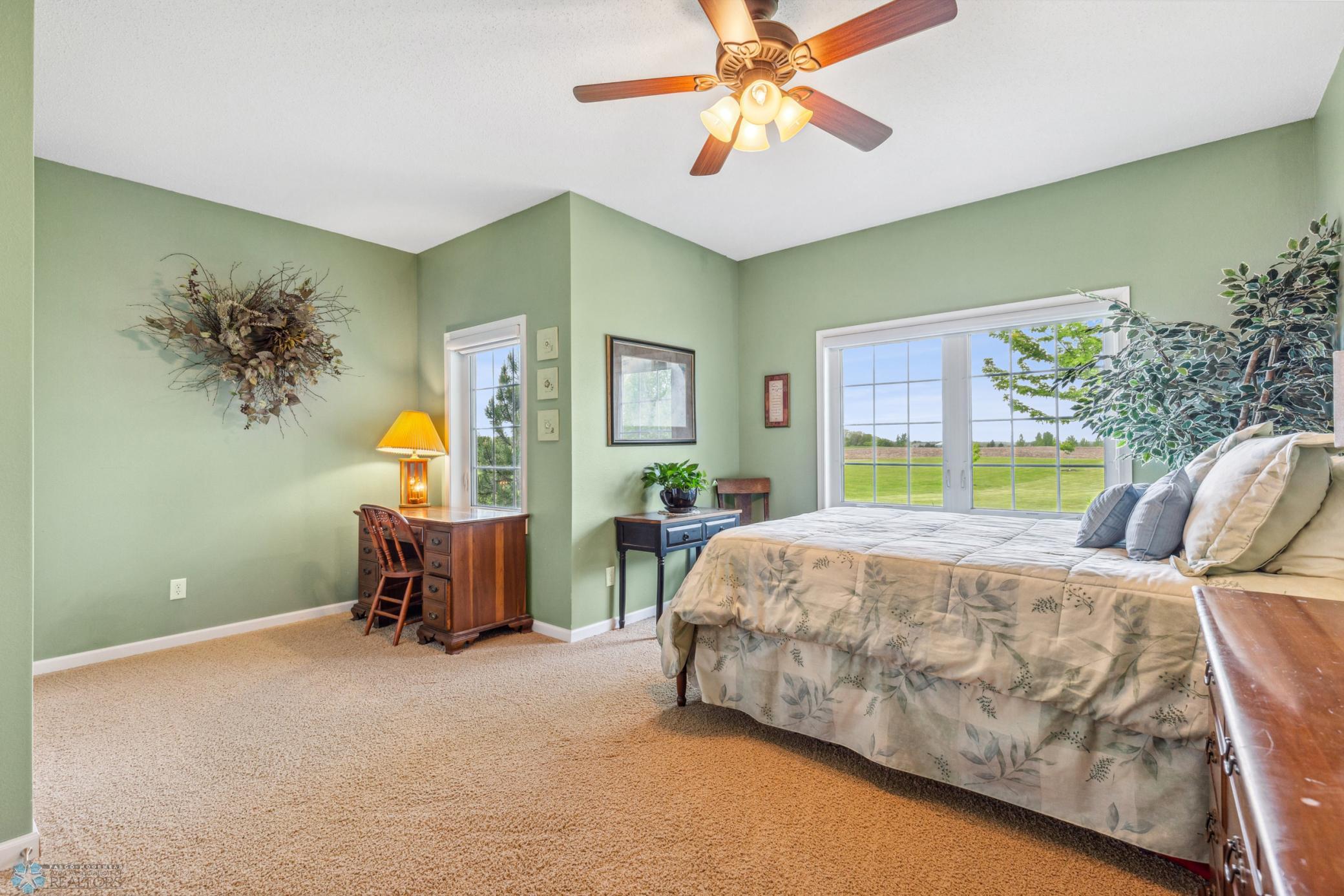 Guest Bedroom with en suite full bath.