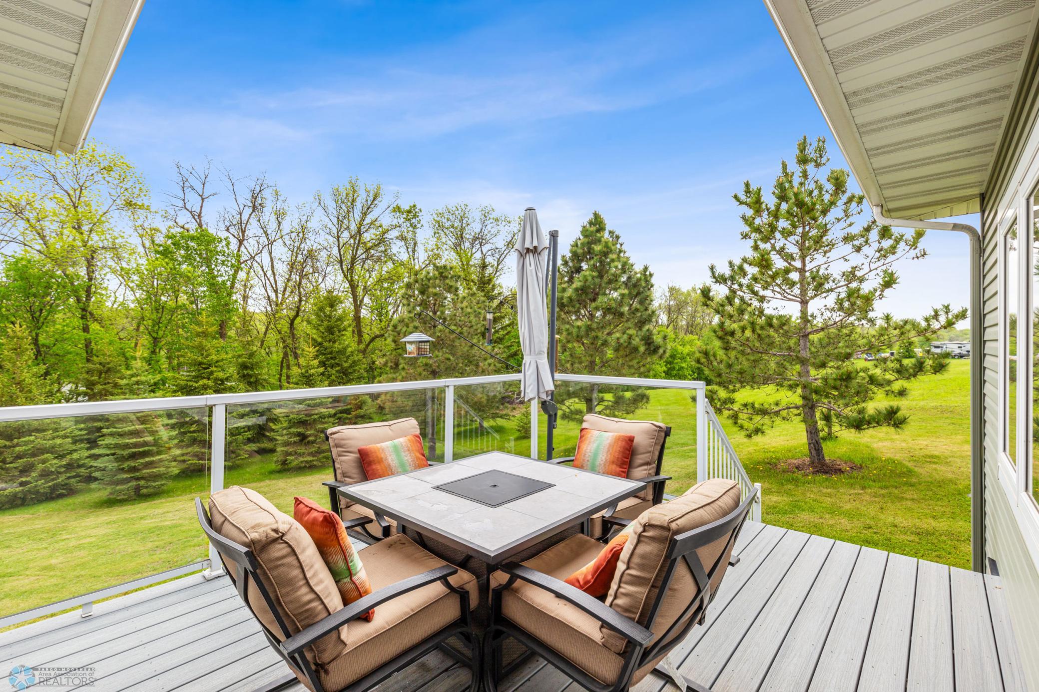 Imagine evenings on the west deck.