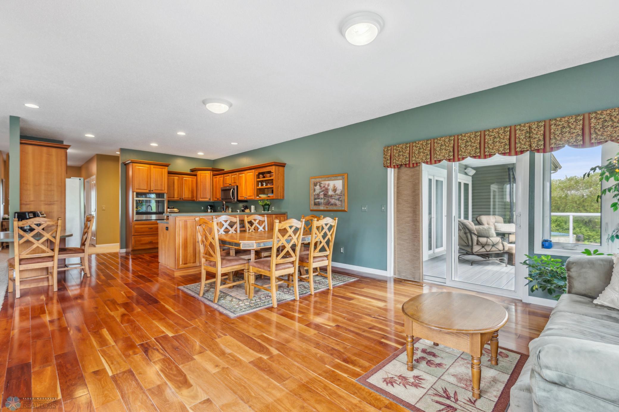 Sunroom, looking east.