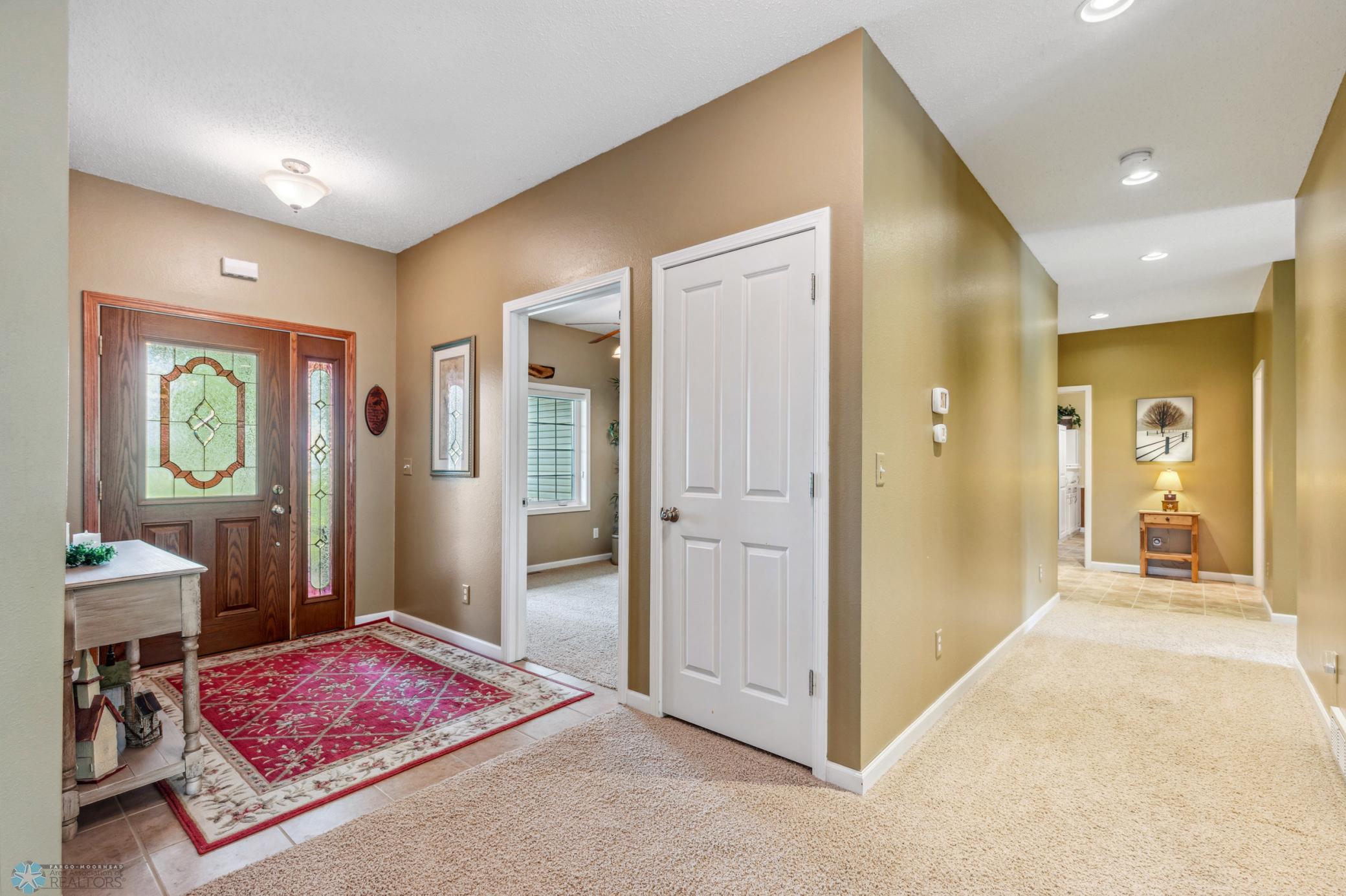 Entry with coat closet