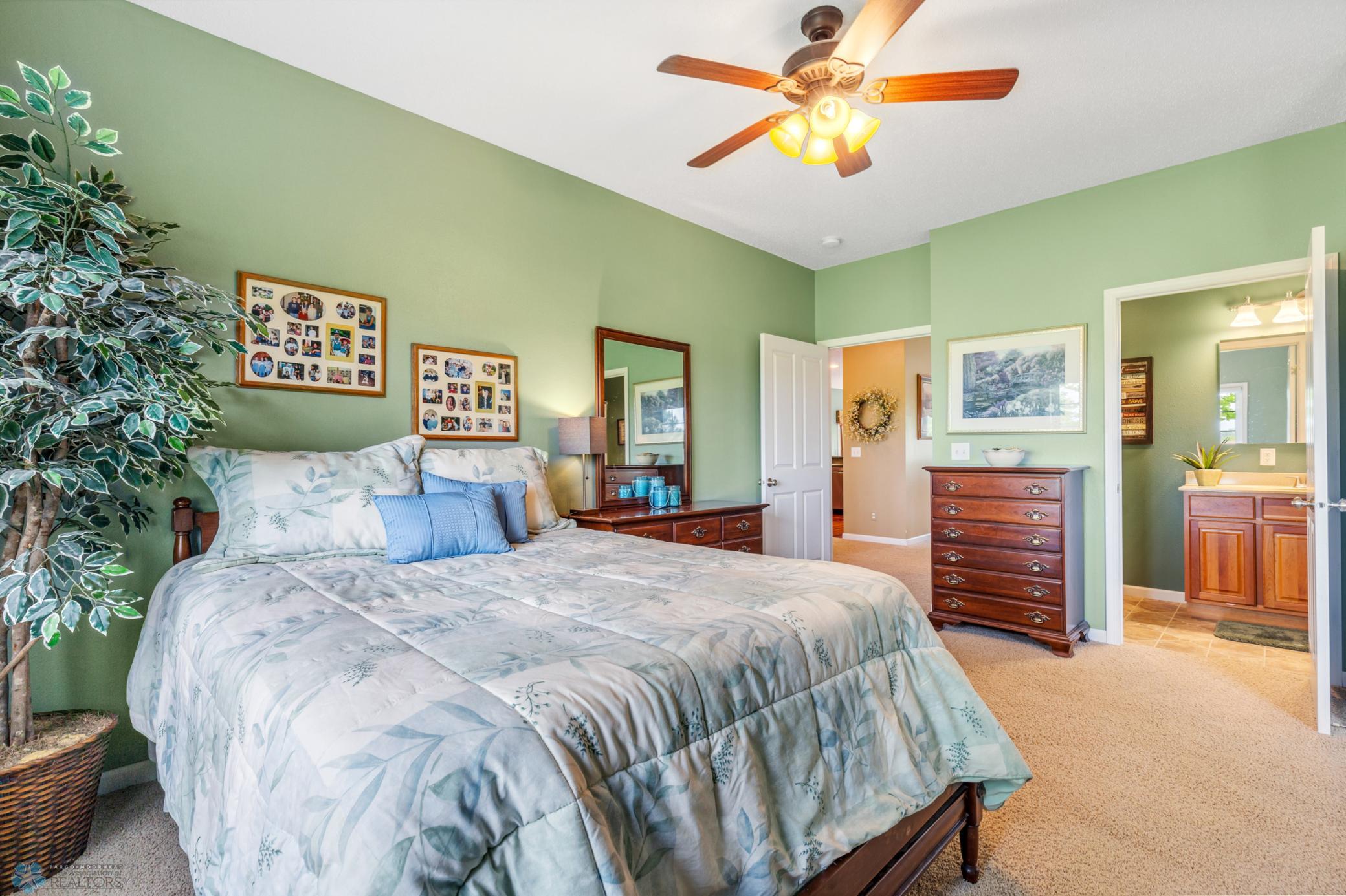 Guest Bedroom with en suite full bath.