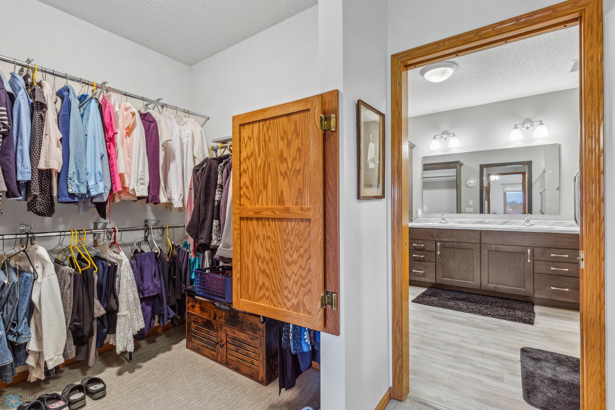 Bedroom #2 Walk in closets