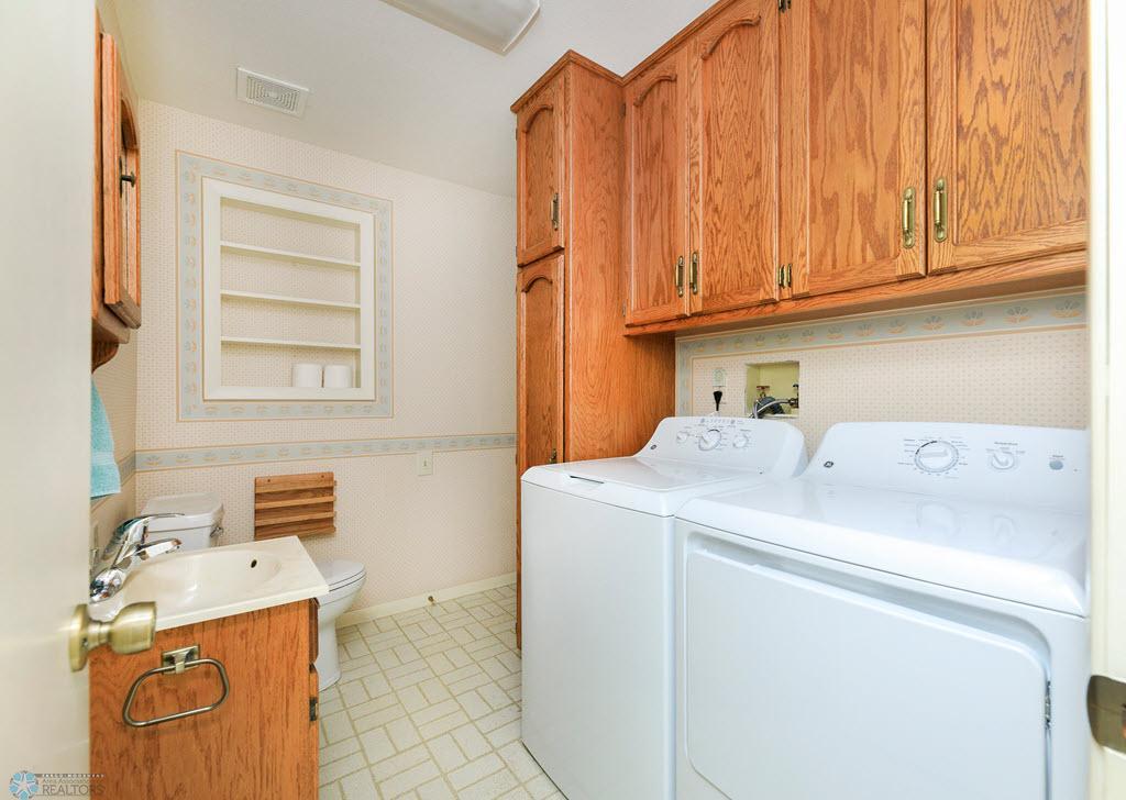 Laundy & half-bath