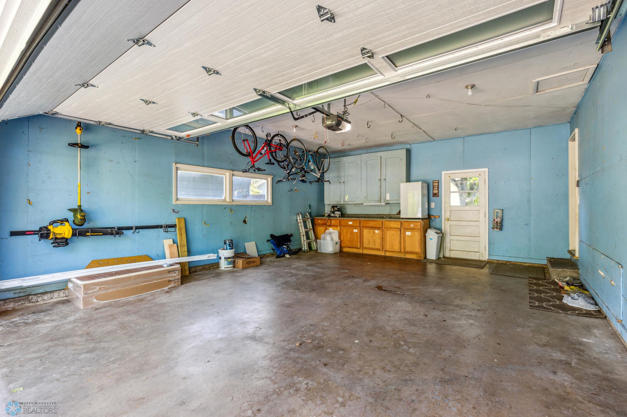 Attached 24 x 24 Garage. Insulated steel garage door.