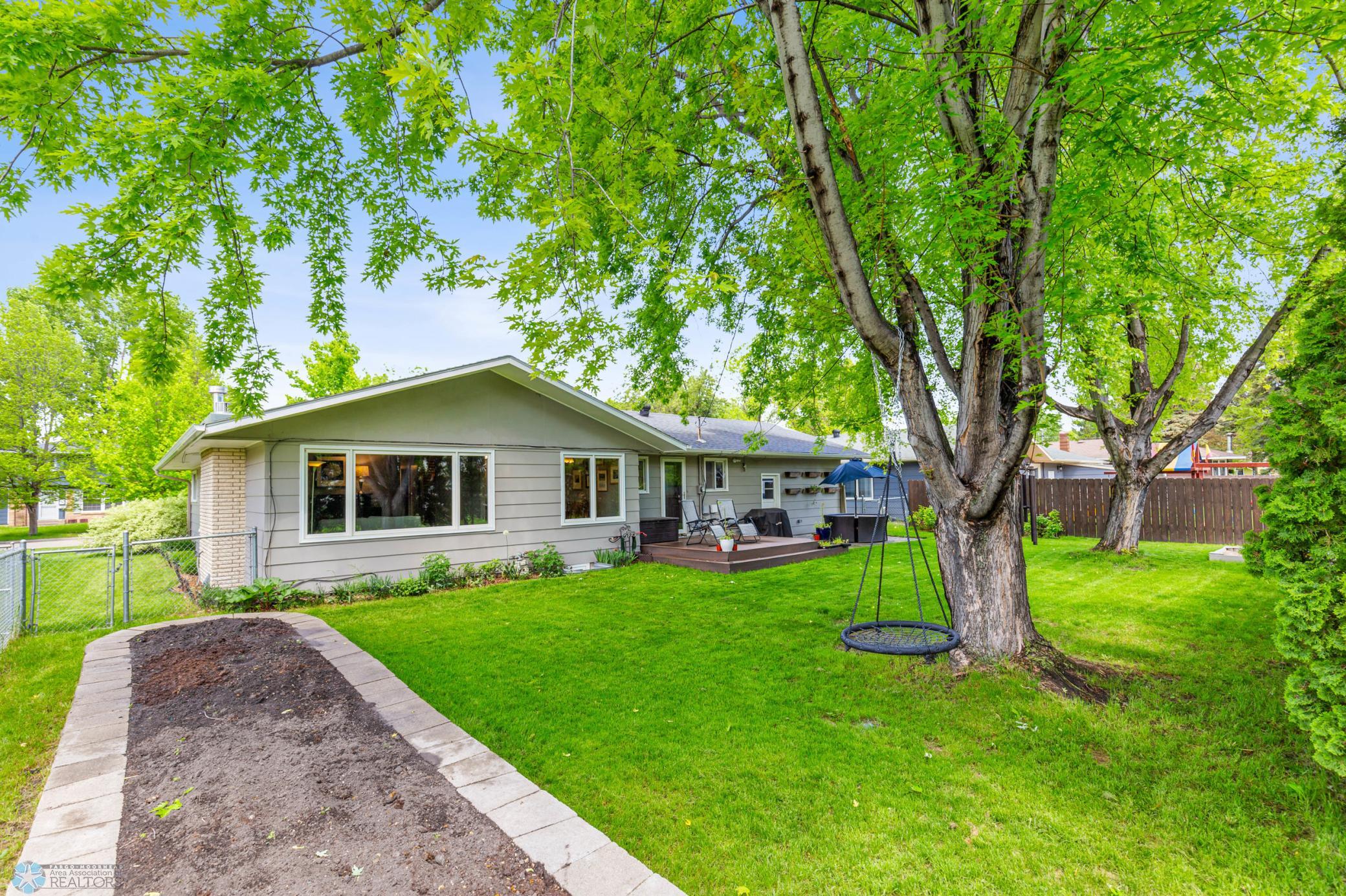 Backyard- large raised garden bed