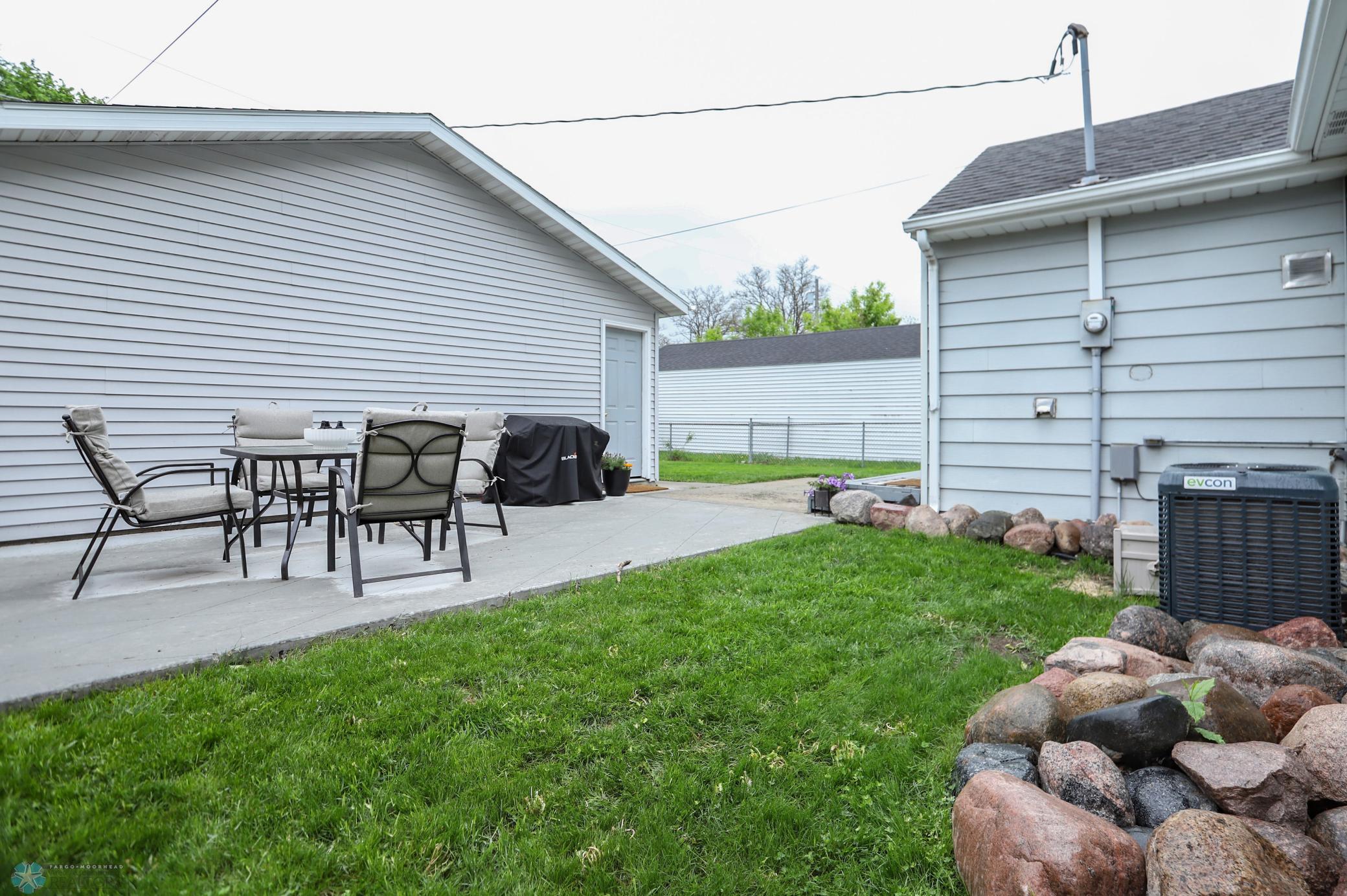Backyard patio