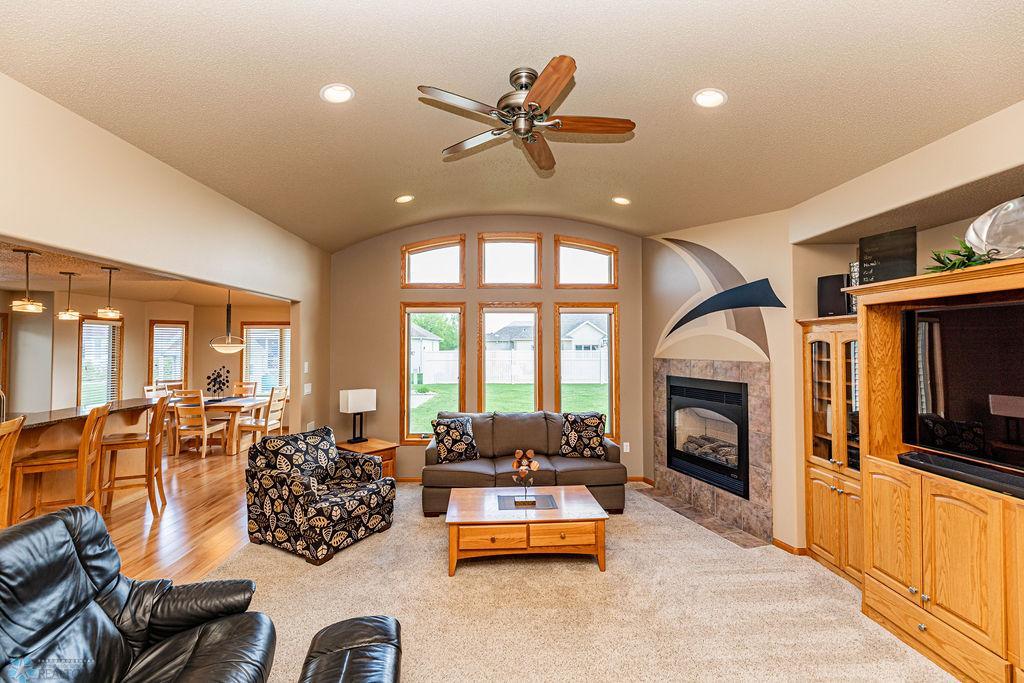 Bright High Ceiling Living Room