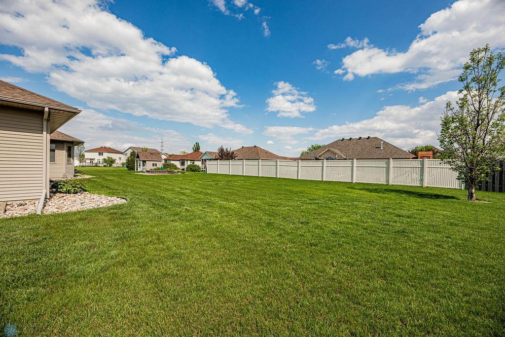 Back of Yard is 157' Long