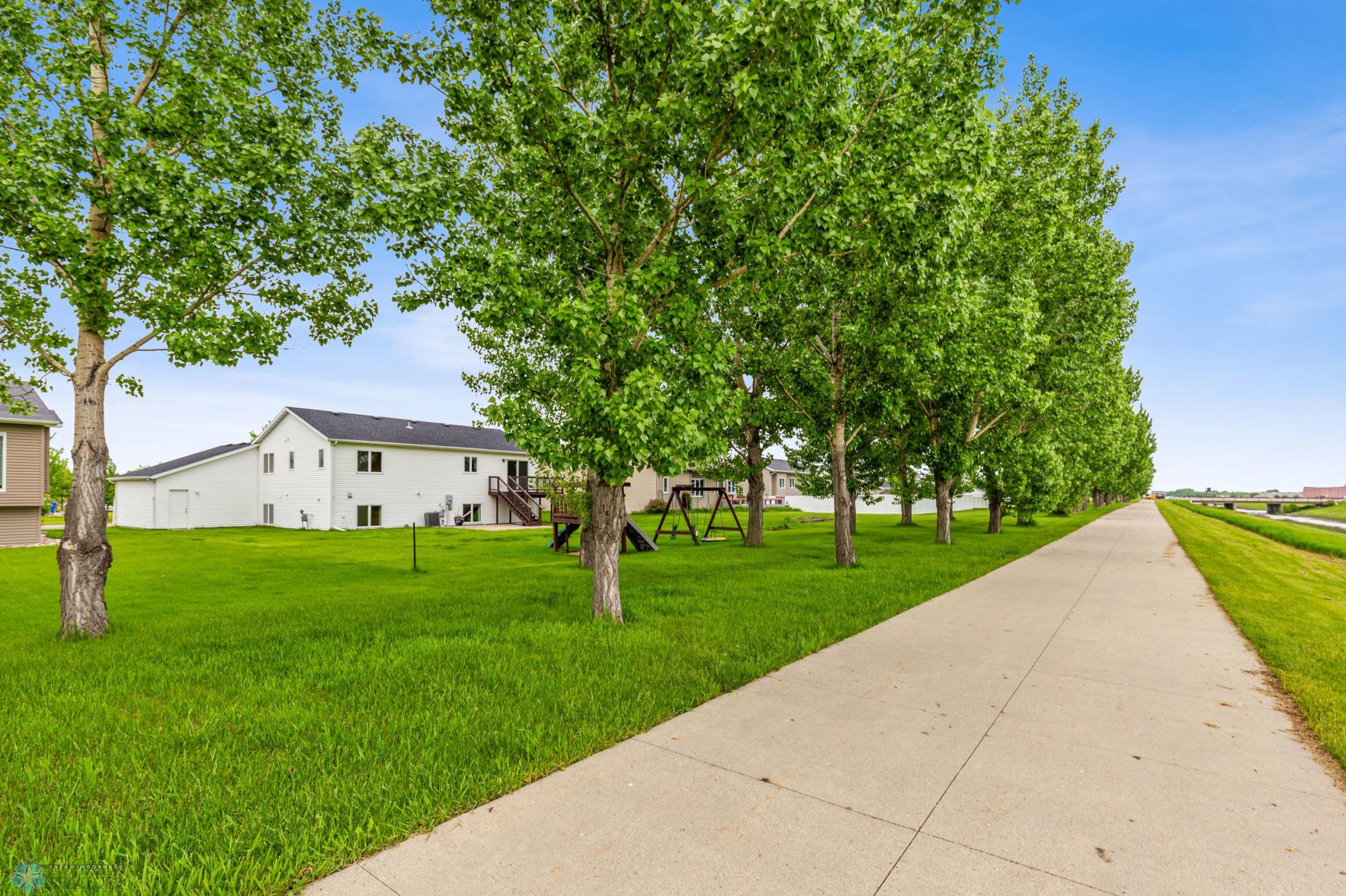 Bike Path Behind Property