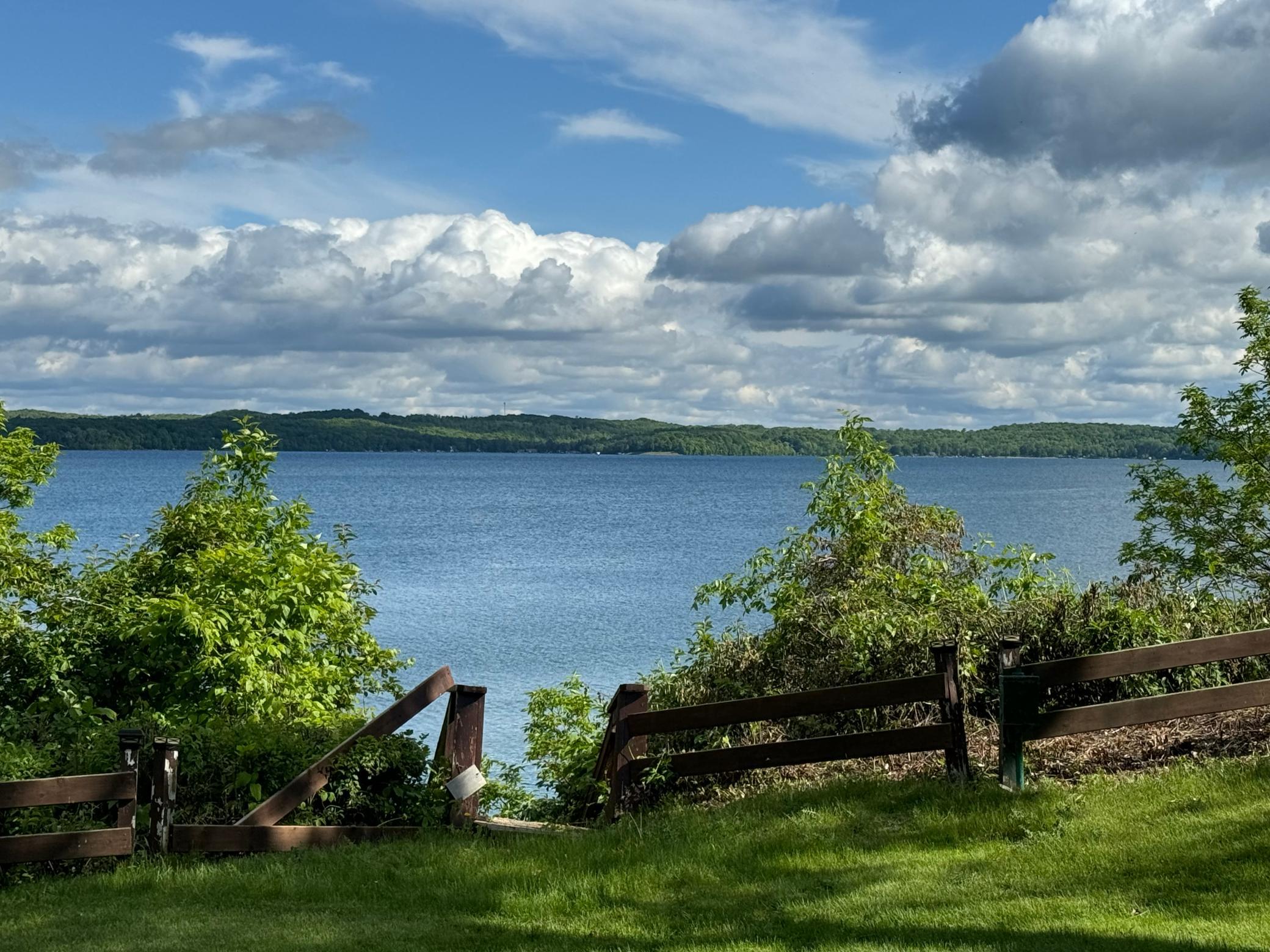 Looking South from cabin.