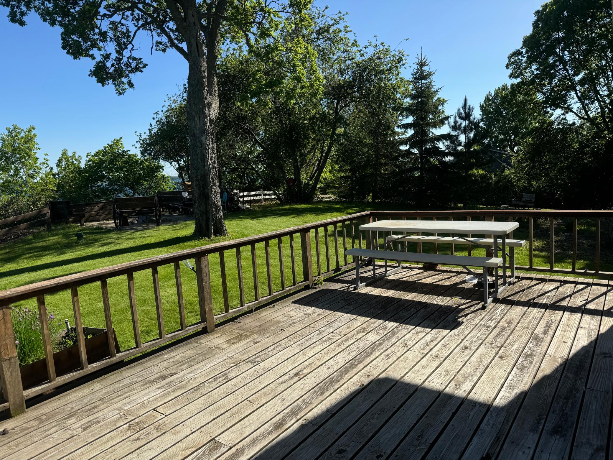 Lake Side yard and Fire Pit