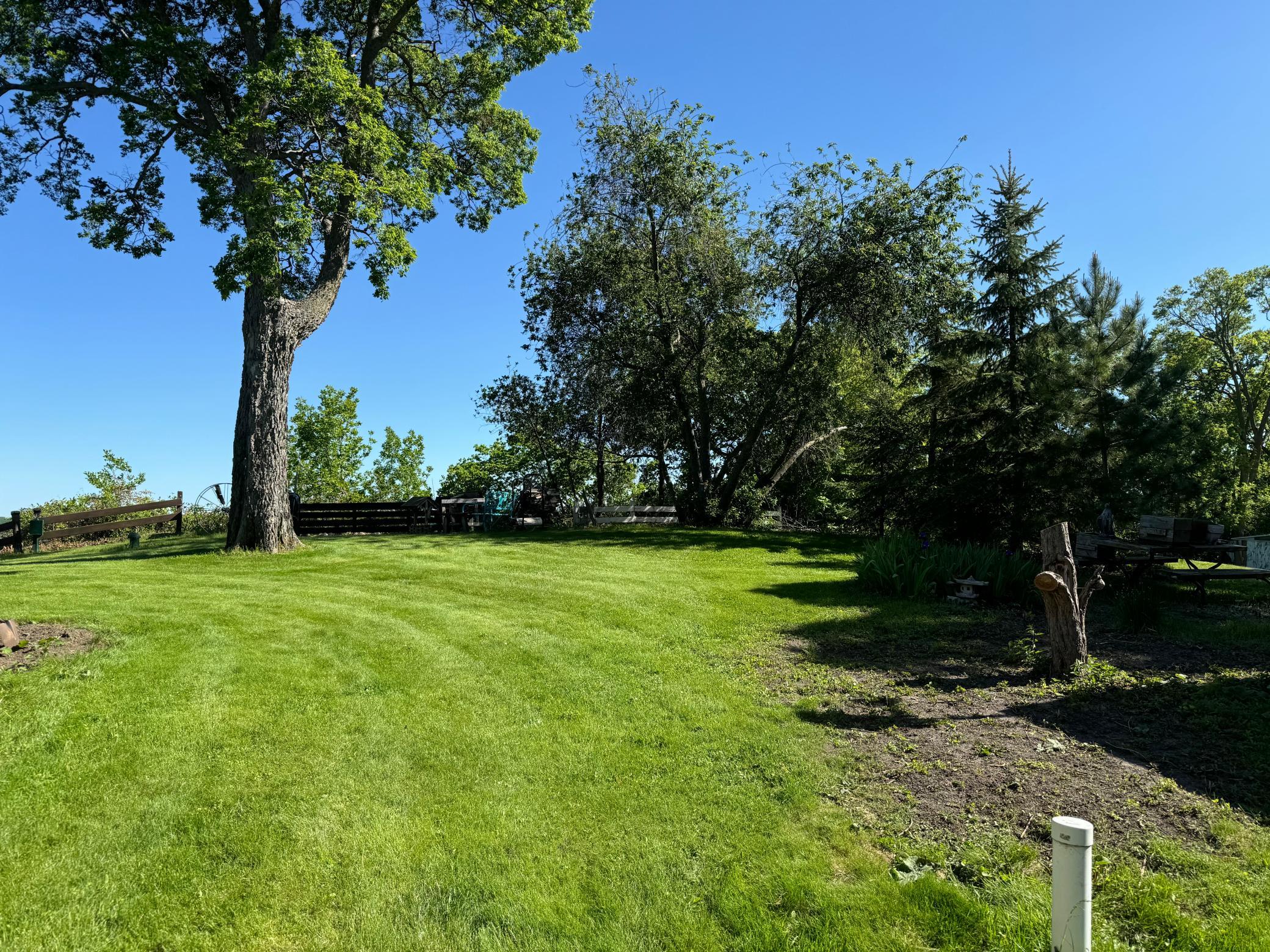 Yard between the Bunk House and Cabin