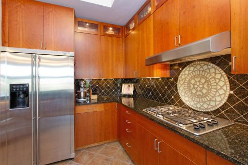 This condo has the rare opportunity to be either a gas range and its also wired for electric.
