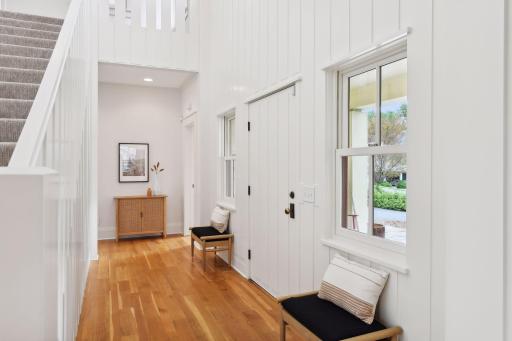 Hardwood Floors and Enameled Wood Throughout