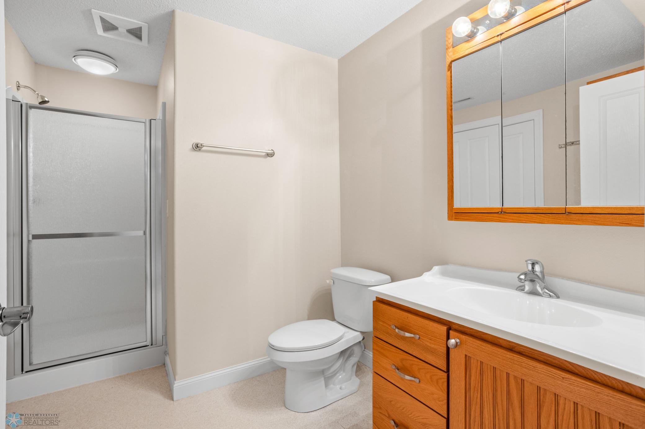 Basement 3/4 bathroom