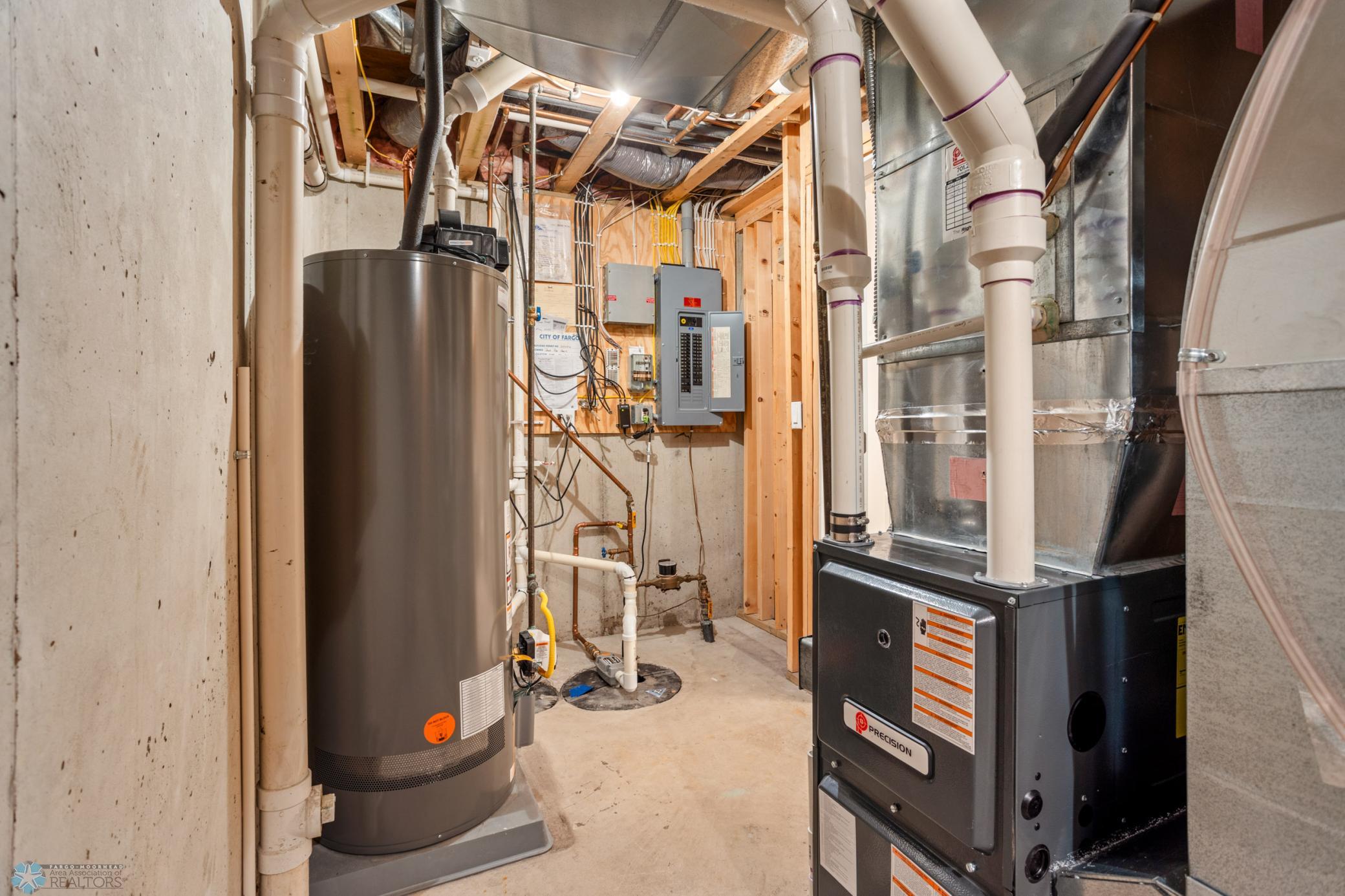 Updated furnace and water heater