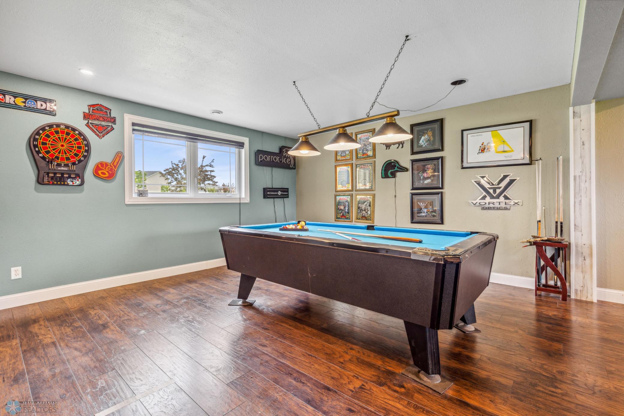 Billiard room addition to Family Room