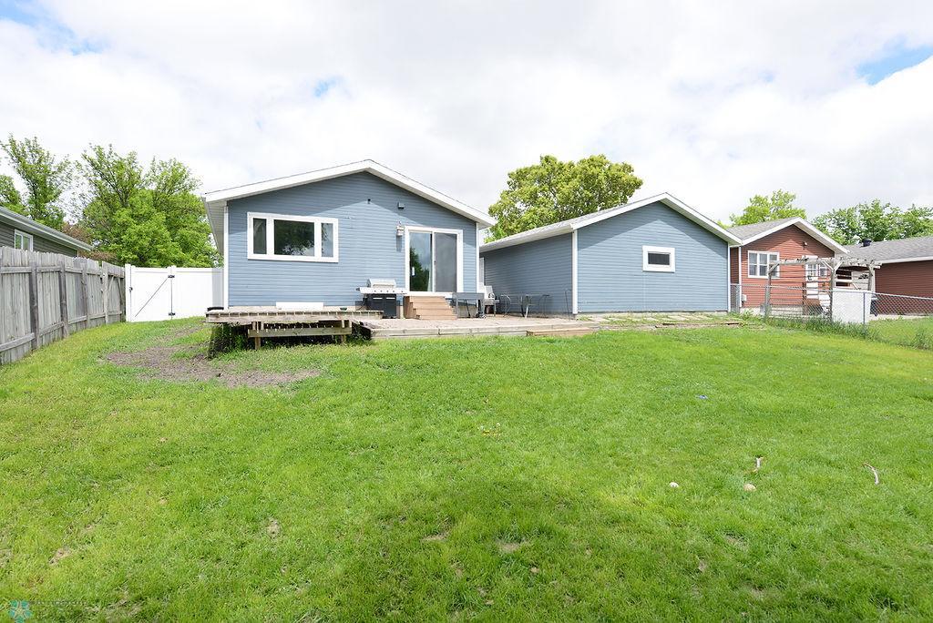 Fenced yard